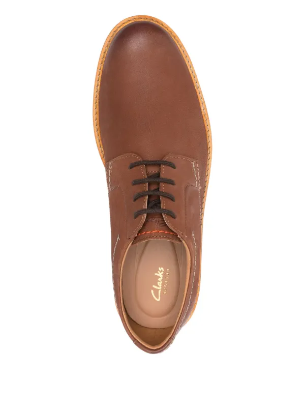 Clarks Atticus lace-up Leather Derby Shoes Brown FARFETCH IN
