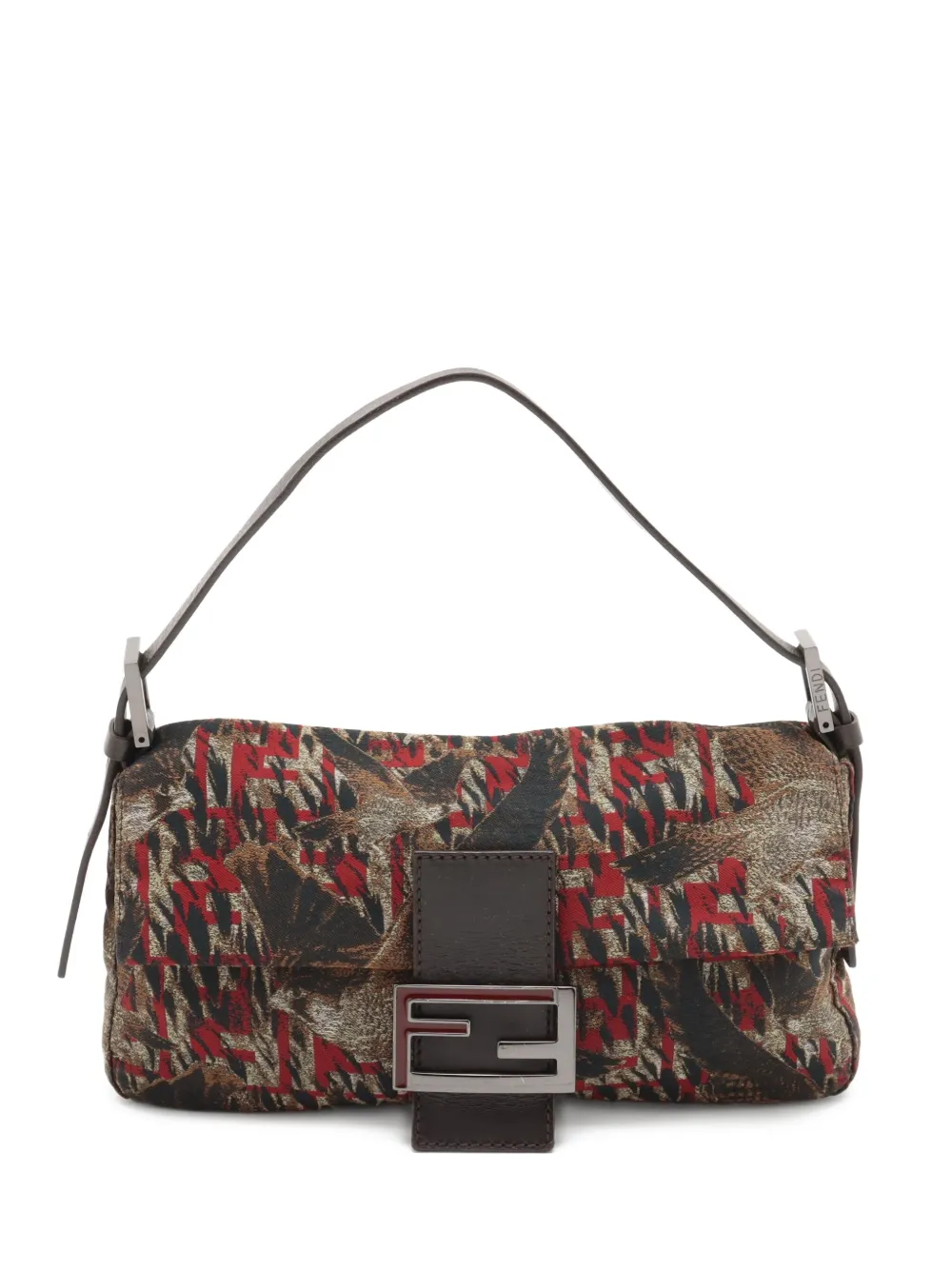 Fendi Pre-Owned 2023 Mamma Bucket falcon-print shoulder bag | Brown | Image 1