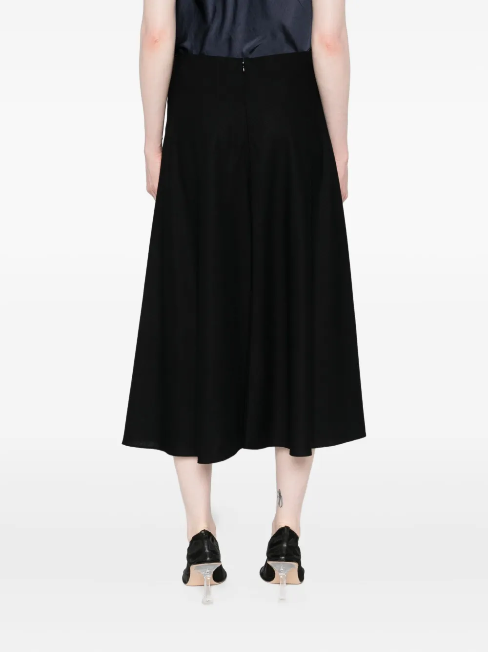 Vince A-line skirt Zwart