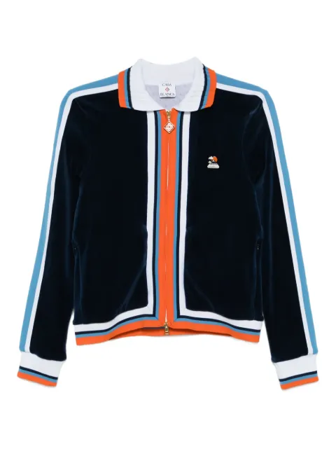 Casablanca Montagne striped velvet jacket
