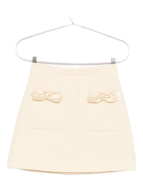 Valentino Garavani bow-pocket mini skirt