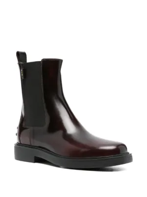 ショートブーツ・ブーティ TOD'S Woman Flat ankle boots Black XXW08J0EY53RBT B999 Woman BLACK Ankle Boots in Leather XXW08J0IS50AKT38B999 | Tods