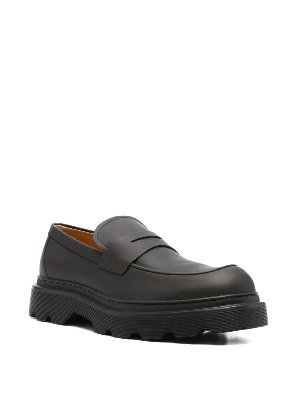 Tod's penny-slot chunky loafers Black