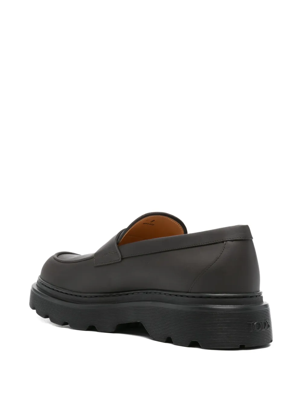 Tod's penny-slot chunky loafers Black