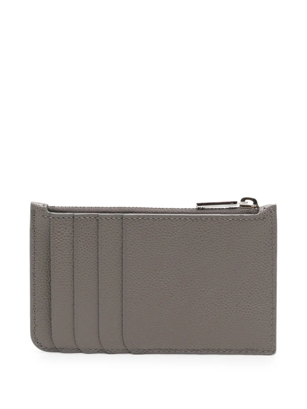 Tod's Pasjeshouder met logoplakkaat en rits Grijs