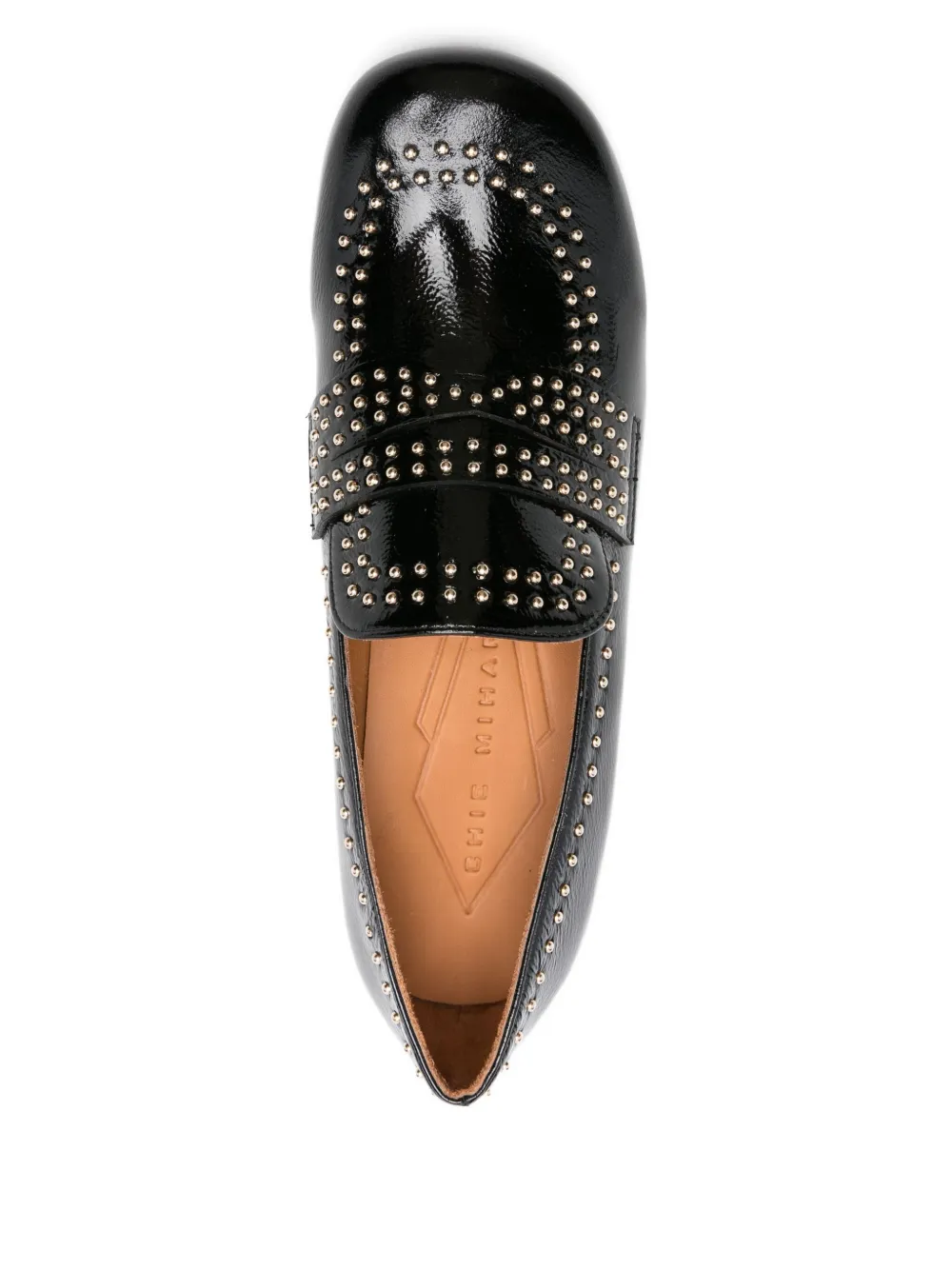 Chie Mihara 60mm studded block-heel pumps Black