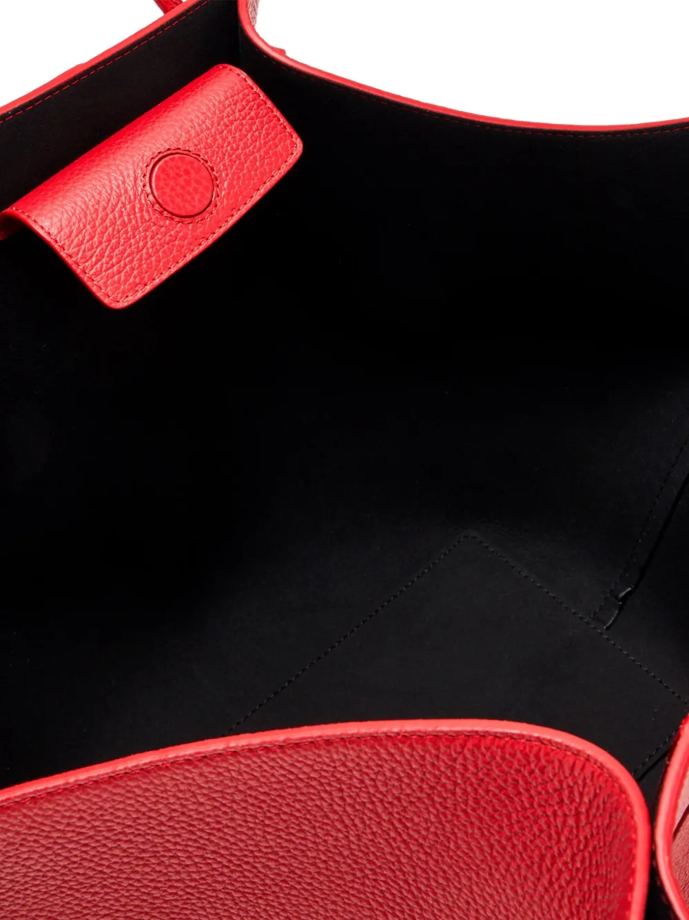 Yuzefi Mochi textured-leather tote bag Rood