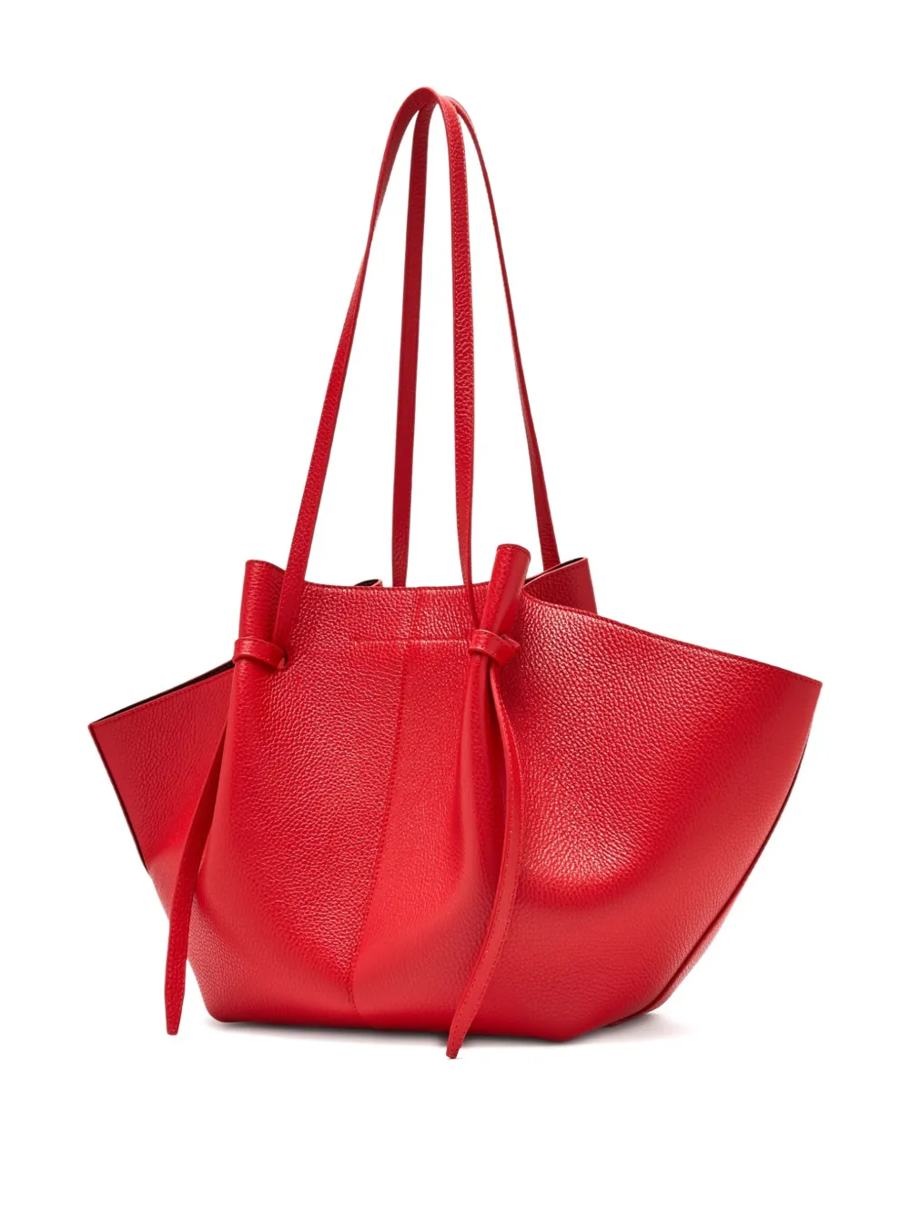 Yuzefi Mochi textured-leather tote bag Rood