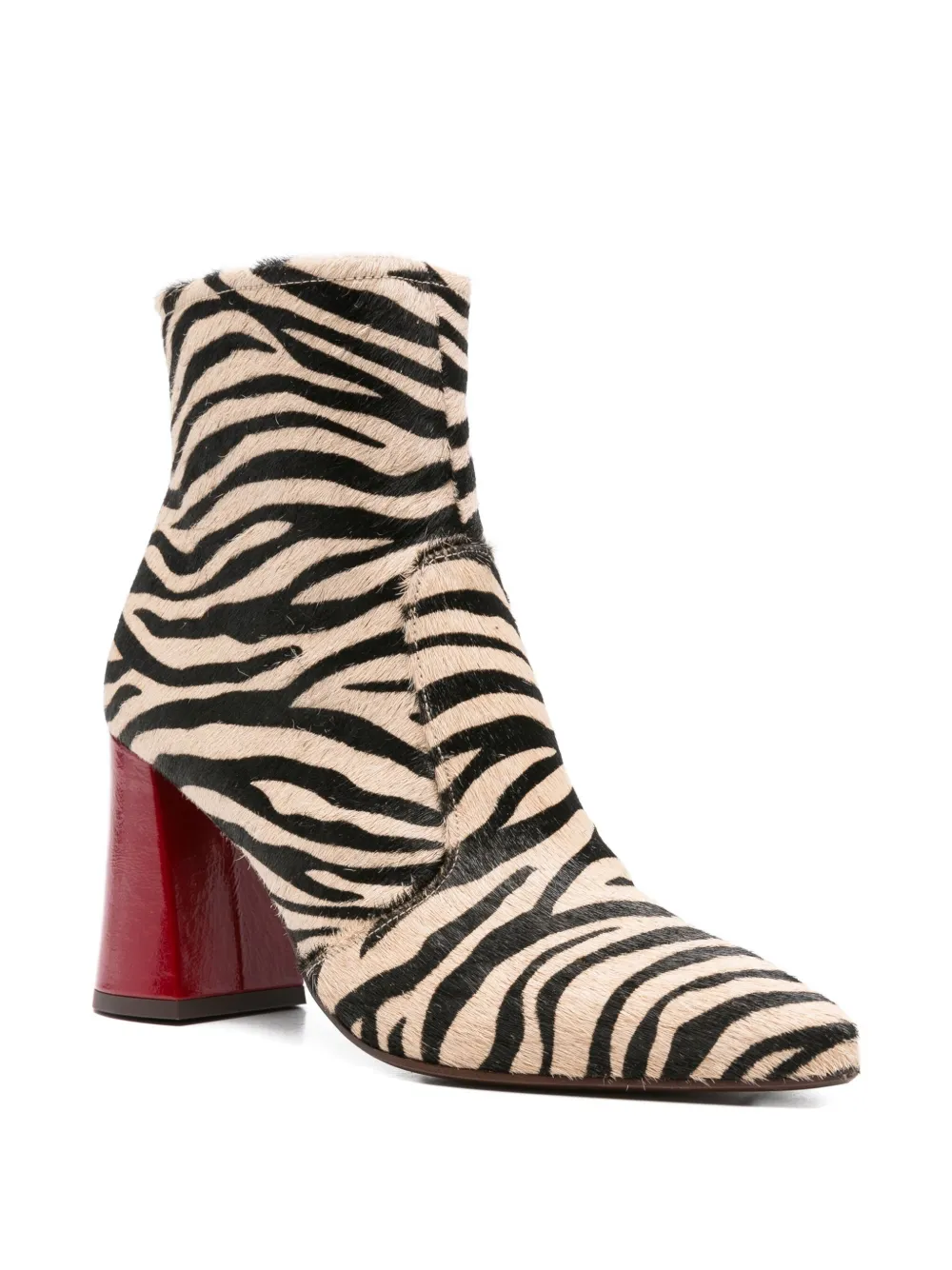 Chie Mihara 80mm zebra-print block-heel ankle boots | Ankle Boots | Image 2