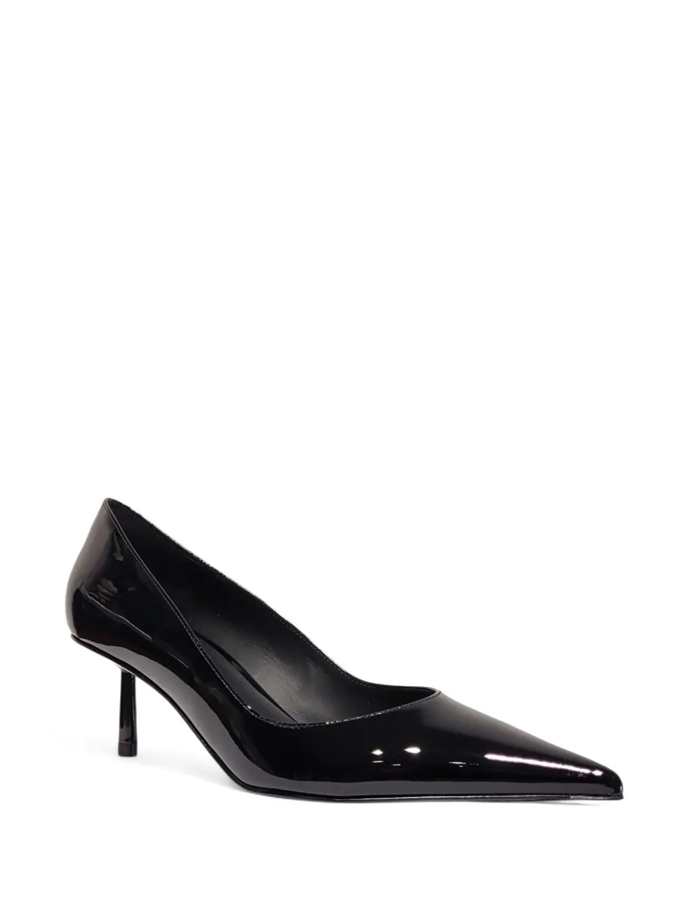 Le Silla 60 mm lakleren pumps met puntige neus Zwart