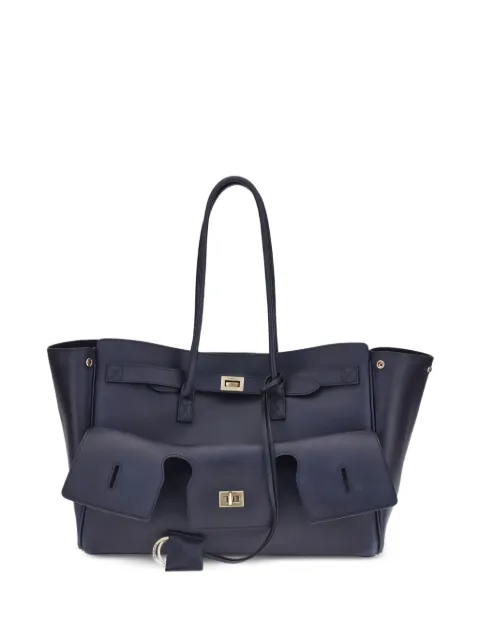 Balenciaga Borsa a spalla Bel Air media in pelle