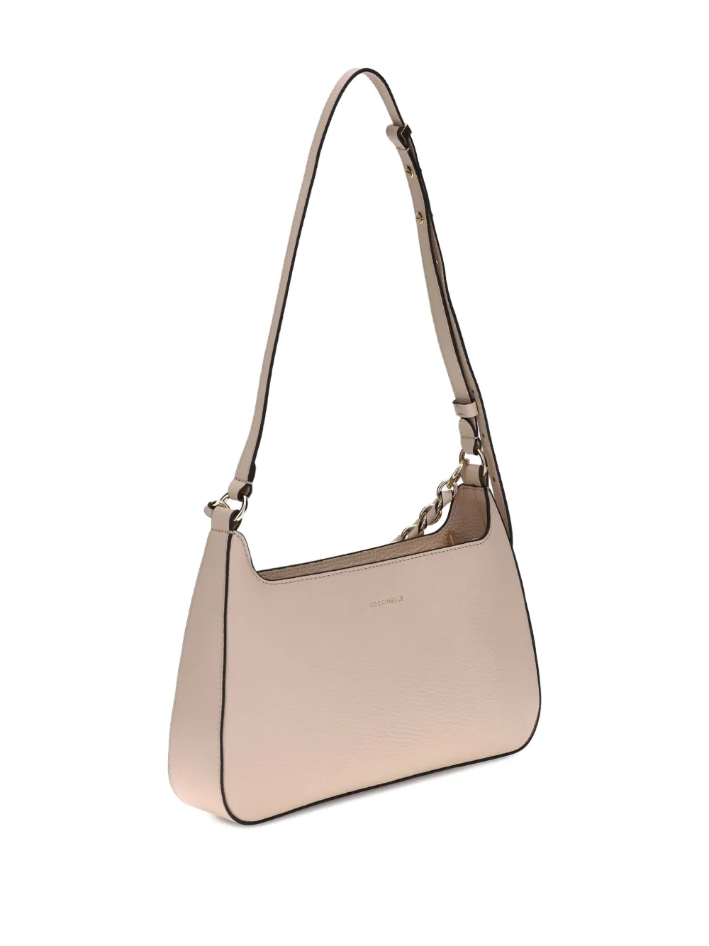 Coccinelle small chain-embellished shoulder bag - Beige