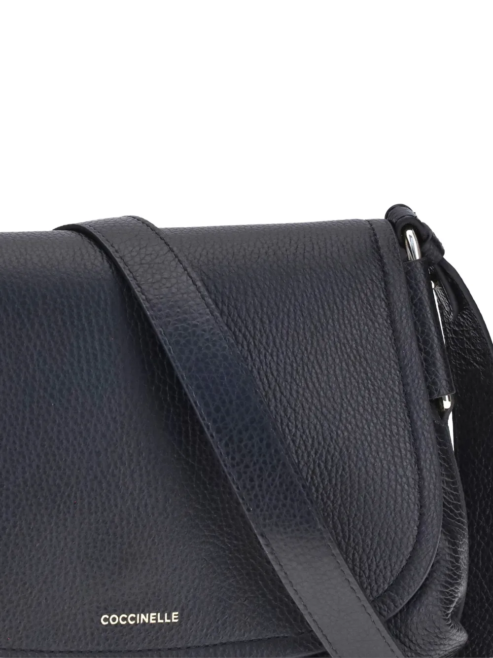 Coccinelle Leren crossbodytas met omslag Zwart