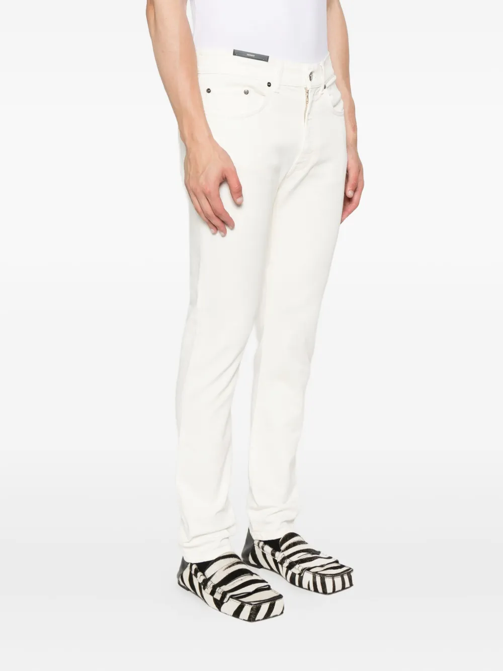 PT Torino Jeans van katoenblend Beige