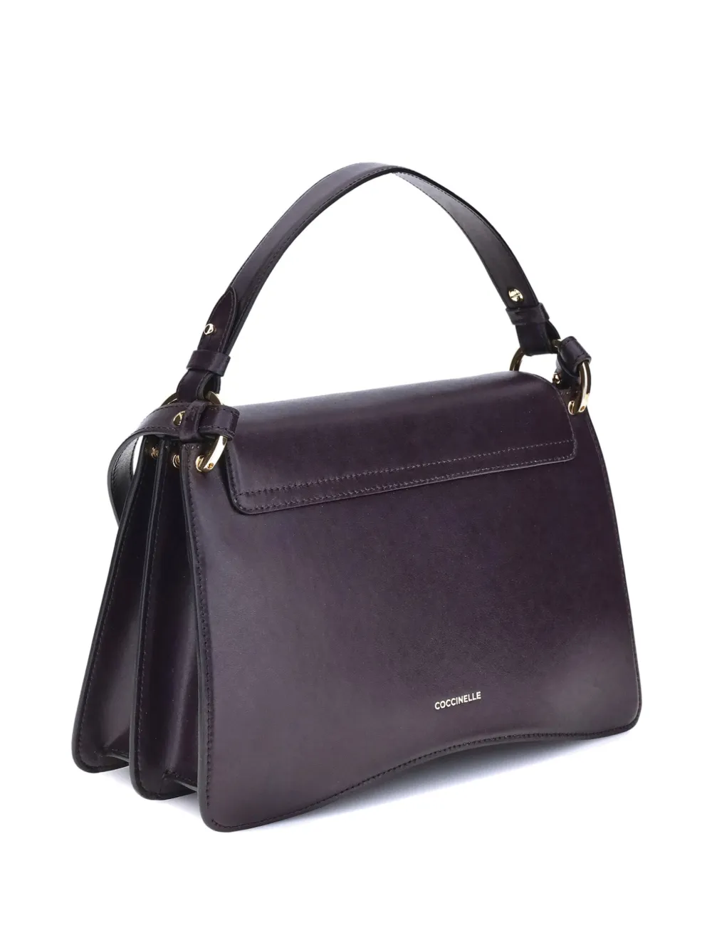Coccinelle C-ME flap tote bag - Paars