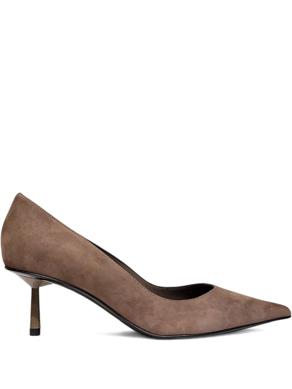 Le Silla 60mm pointed-toe stiletto pumps Brown