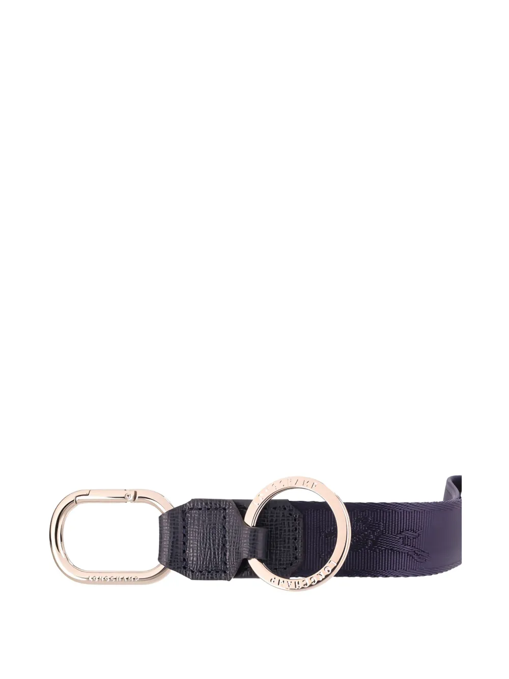 Longchamp Logo-detailed Keychain Keychain In Black