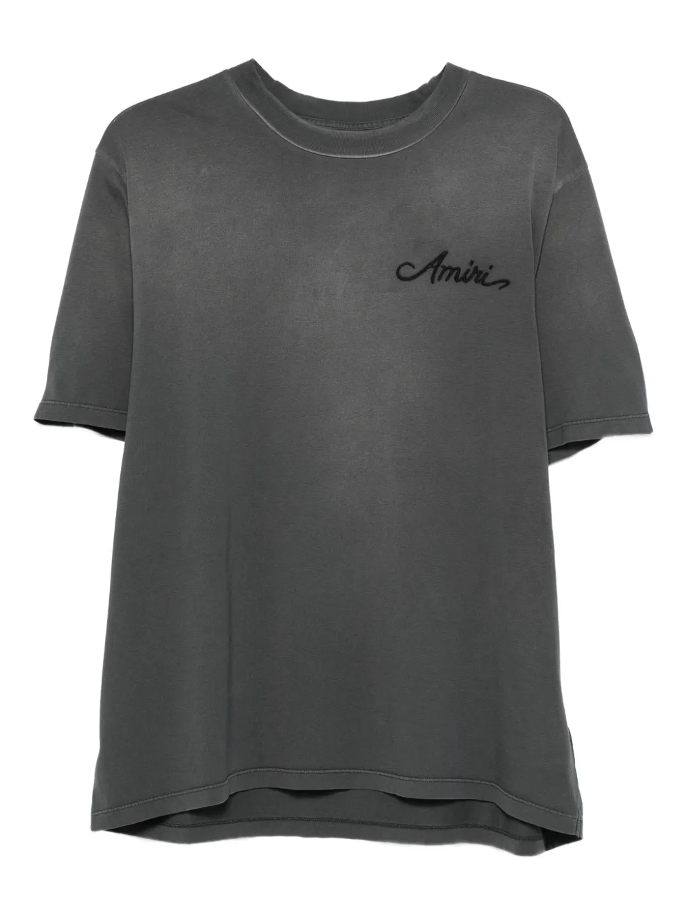 AMIRI embroidered cotton T-shirt Grijs