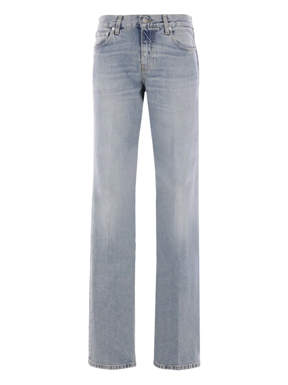 Haikure cotton five-pocket jeans Blauw
