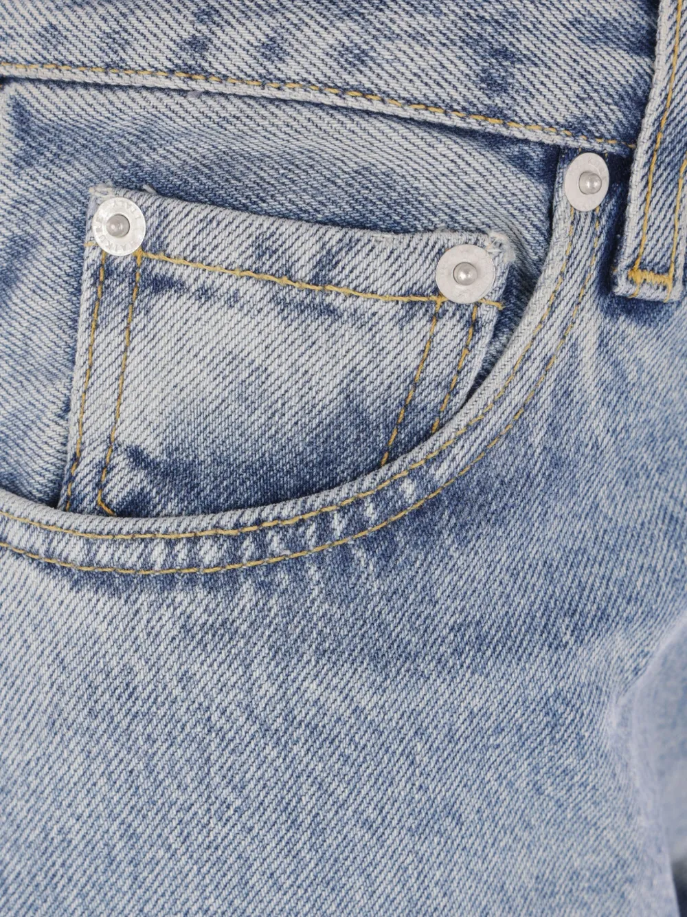 Haikure cotton five-pocket jeans Blauw