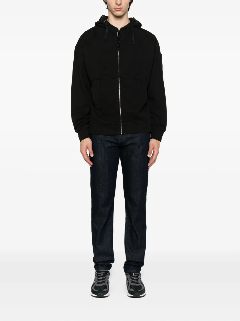 C.P. Company Sweater met capuchon Zwart