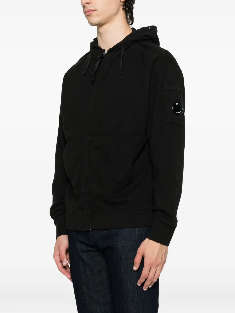 C.P. Company Sweater met capuchon Zwart