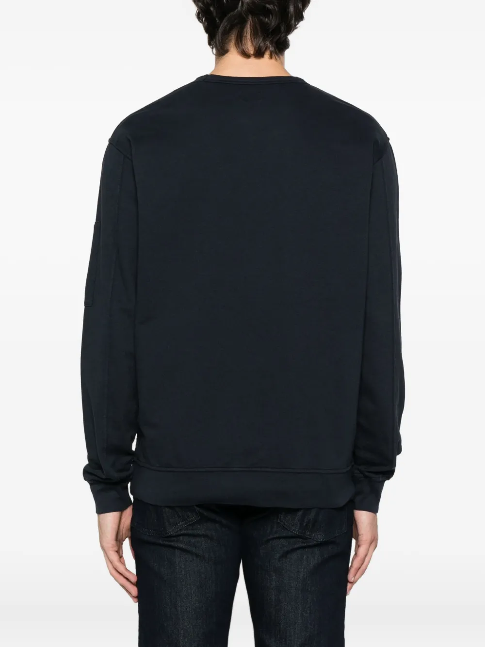 C.P. Company Sweater met logo Blauw