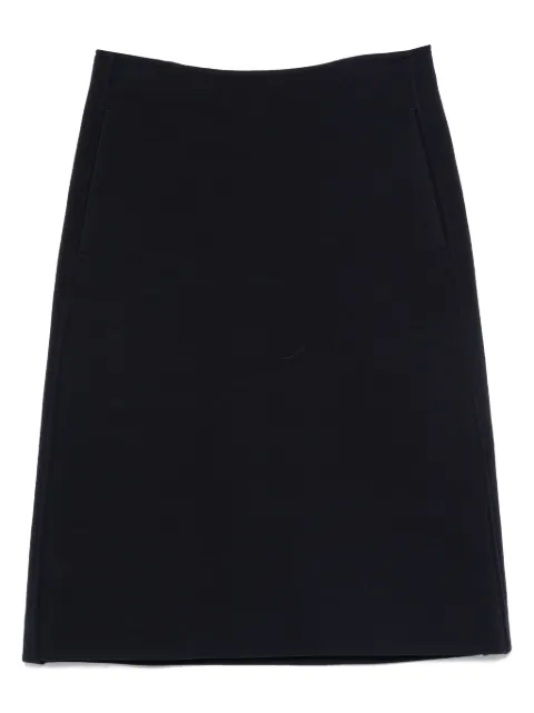 Jil Sander seam-pockets midi straight skirt