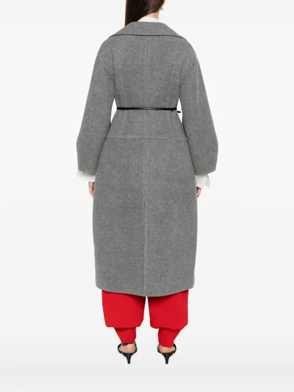 Jil Sander ベルテッド コート | グレー | FARFETCH JP