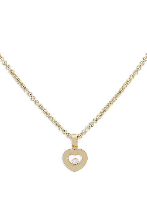 Chopard Pre-Owned 18K yellow gold Happy Diamonds Icon diamond necklace