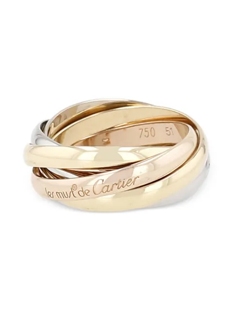 Cartier 18K gold Trinity Semainier ring