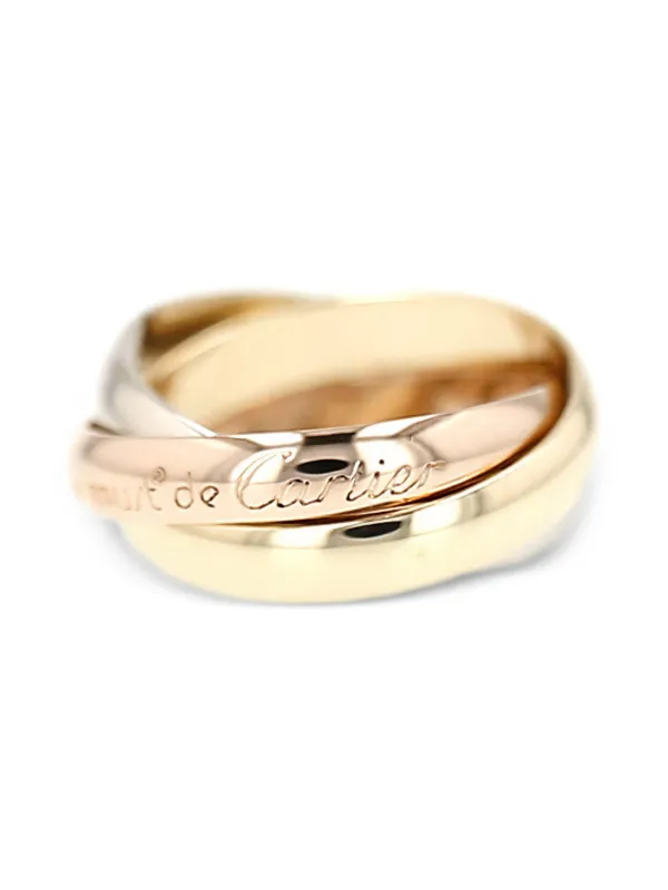 Cartier 18Kゴールド トリニティリング