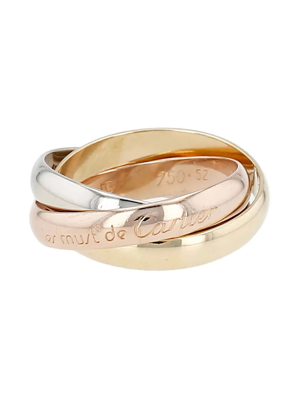Cartier 18K gold medium Trinity ring | Pink | Image 1