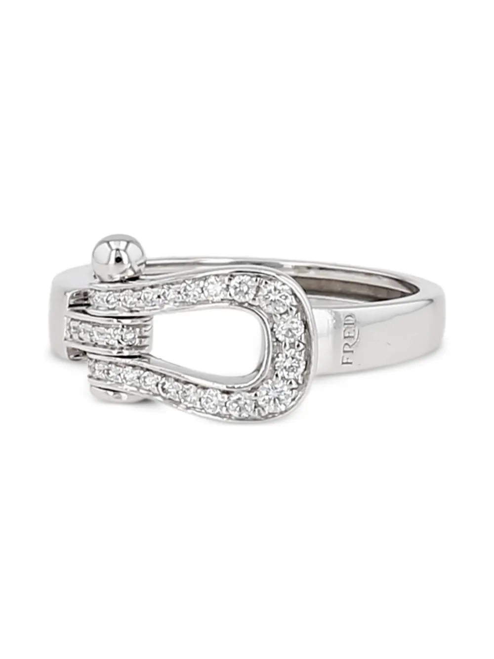 Fred 18K white gold Force 10 diamond ring | Silver | Image 1