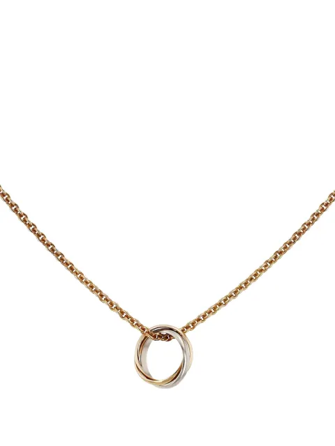 Cartier 18K small Trinity pendant necklace
