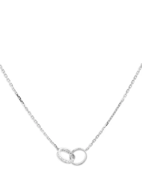 Cartier 18K white gold Love pendant necklace