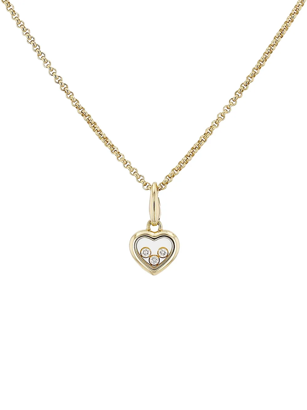 Chopard Pre-Owned 18K yellow gold Heart diamond necklace | Women | Image 2