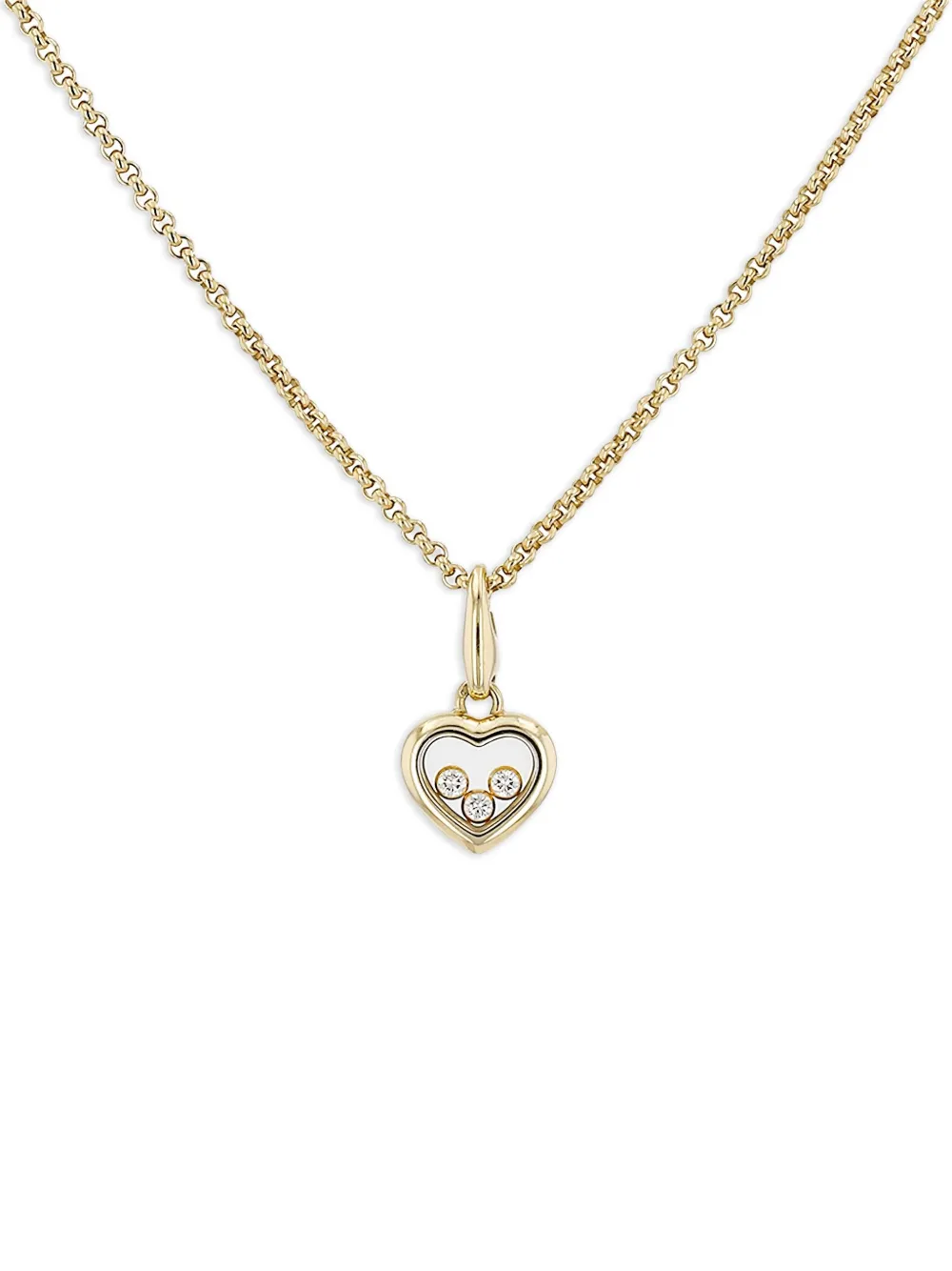 Chopard Pre-Owned 18K yellow gold Heart diamond necklace | Gold | Image 1