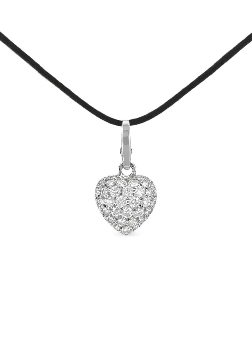 Cartier Coeur et Symbole ダイヤモンド ネックレス 18Kホワイトゴールド - シルバートーン Cartier Coeur et Symbole ダイヤモンド ネックレス 18Kホワイトゴールド - シルバートーン