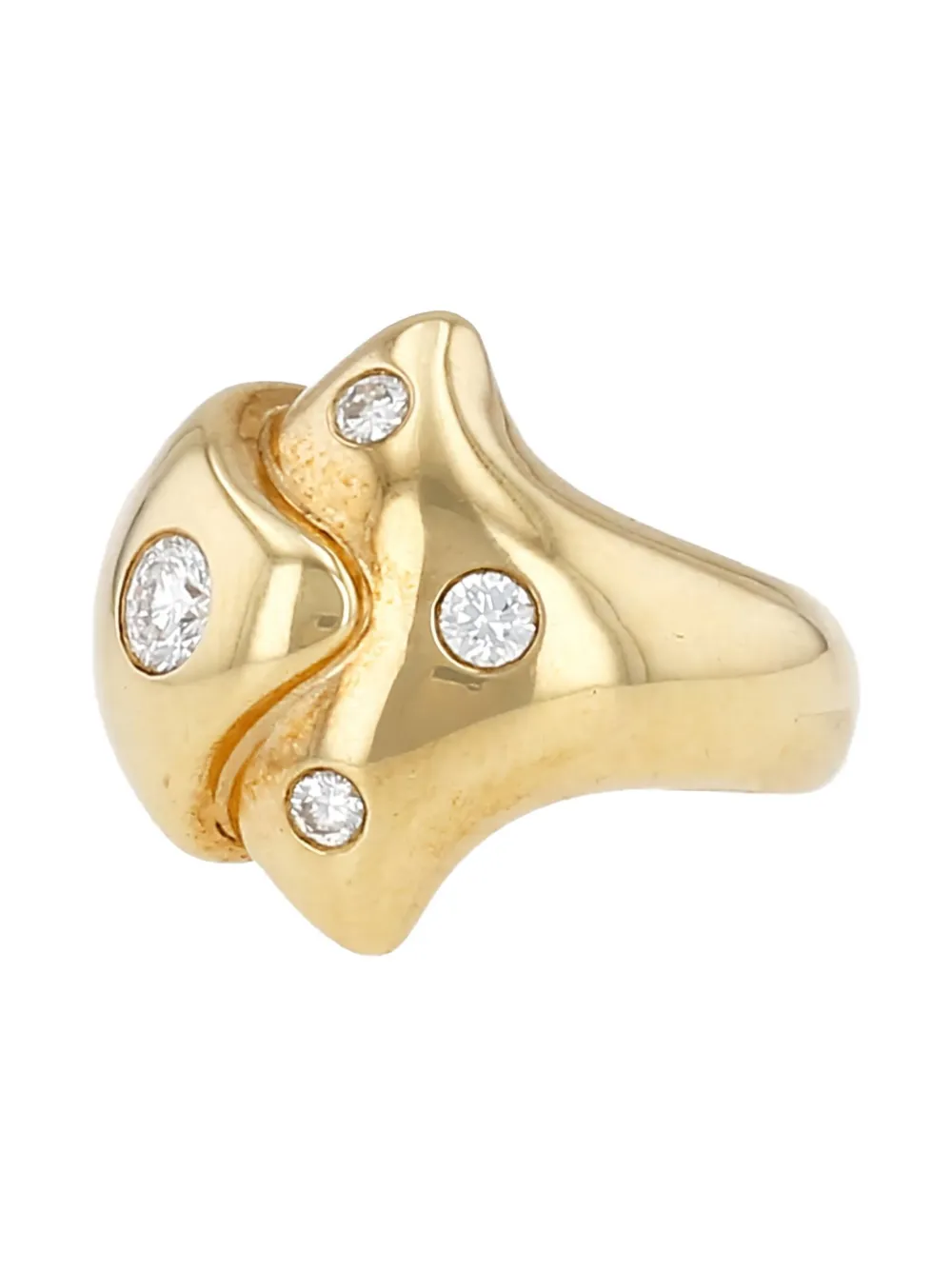 Cartier 18K yellow gold diamond ring - Oro