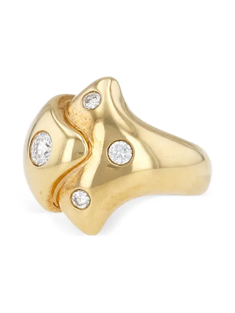 Cartier 18K yellow gold diamond ring