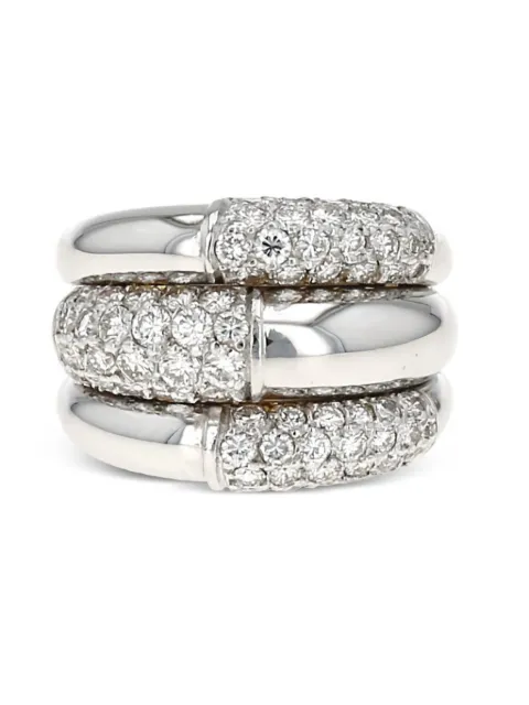 Cartier 18kt white gold diamond ring