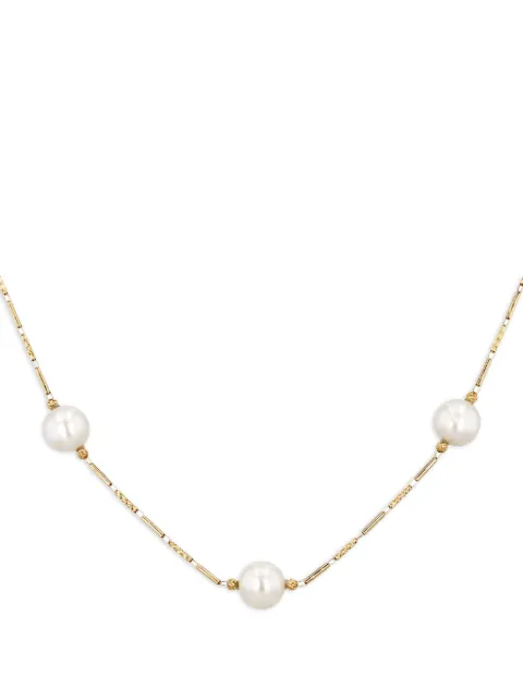 TASAKI pre-owned 18kt yellow gold pearl necklace 