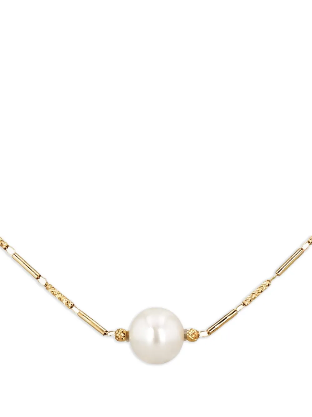 TASAKI pre-owned 18kt yellow gold pearl necklace | Image 2