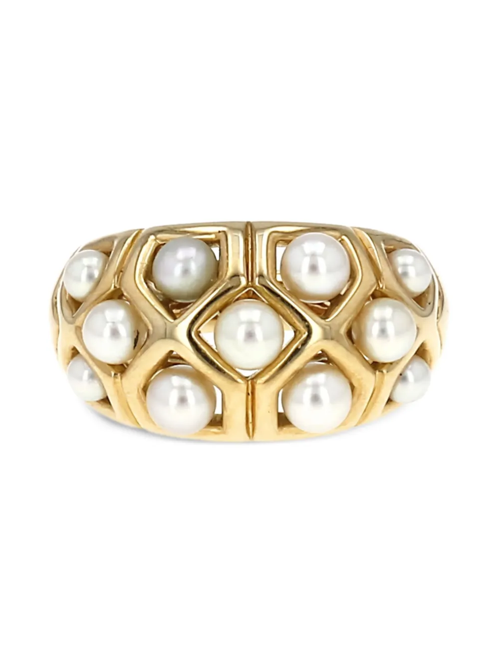 Van Cleef & Arpels Vintage pre-owned 18kt yellow gold pearl ring | Gold | Image 1