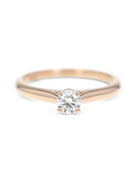 Cartier bague Solitaire 18ct pavée de diamants (1985)