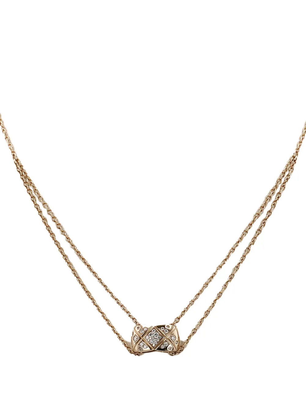 CHANEL Pre-Owned yellow gold diamonds necklace | Image 2