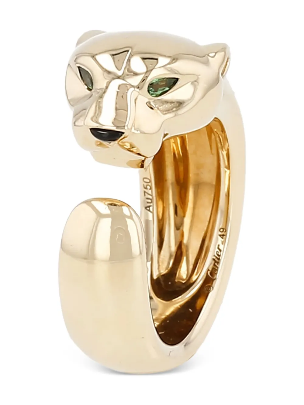 Cartier 18K yellow gold Panthère tsavorites and onyx ring | Gold | Image 1