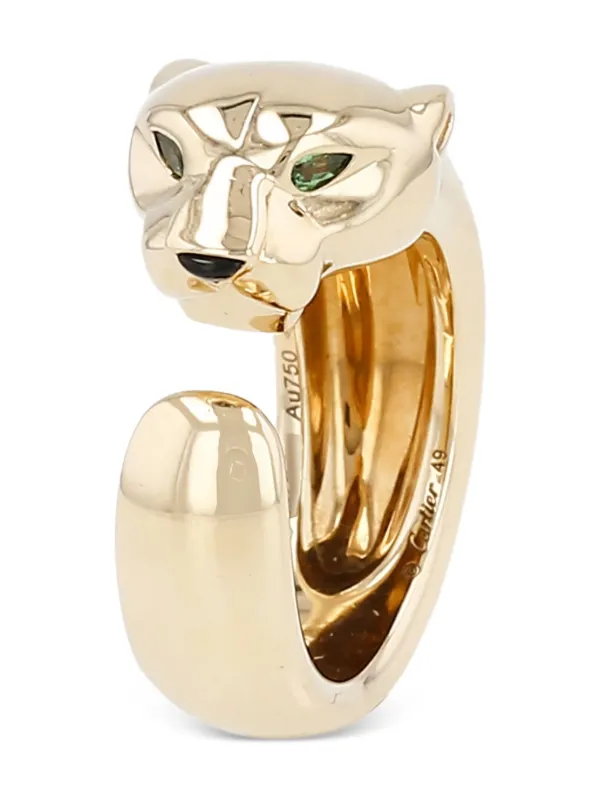 Cartier Anillo Panthère En Oro Amarillo De 18kt Con Ónix y Tsavoritas  Dorado FARFETCH CO
