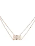 CHANEL Pre-Owned pink gold Coco Crush diamond necklace